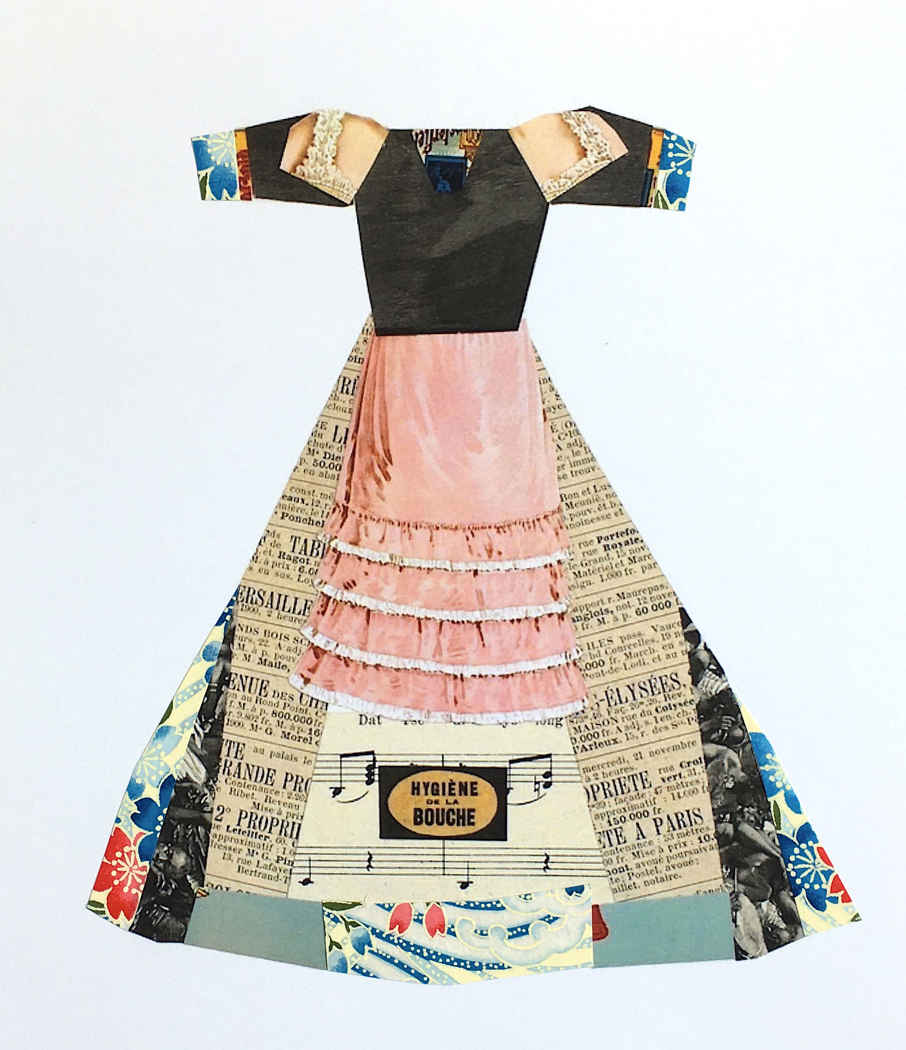 Paper Dress Collages 2020